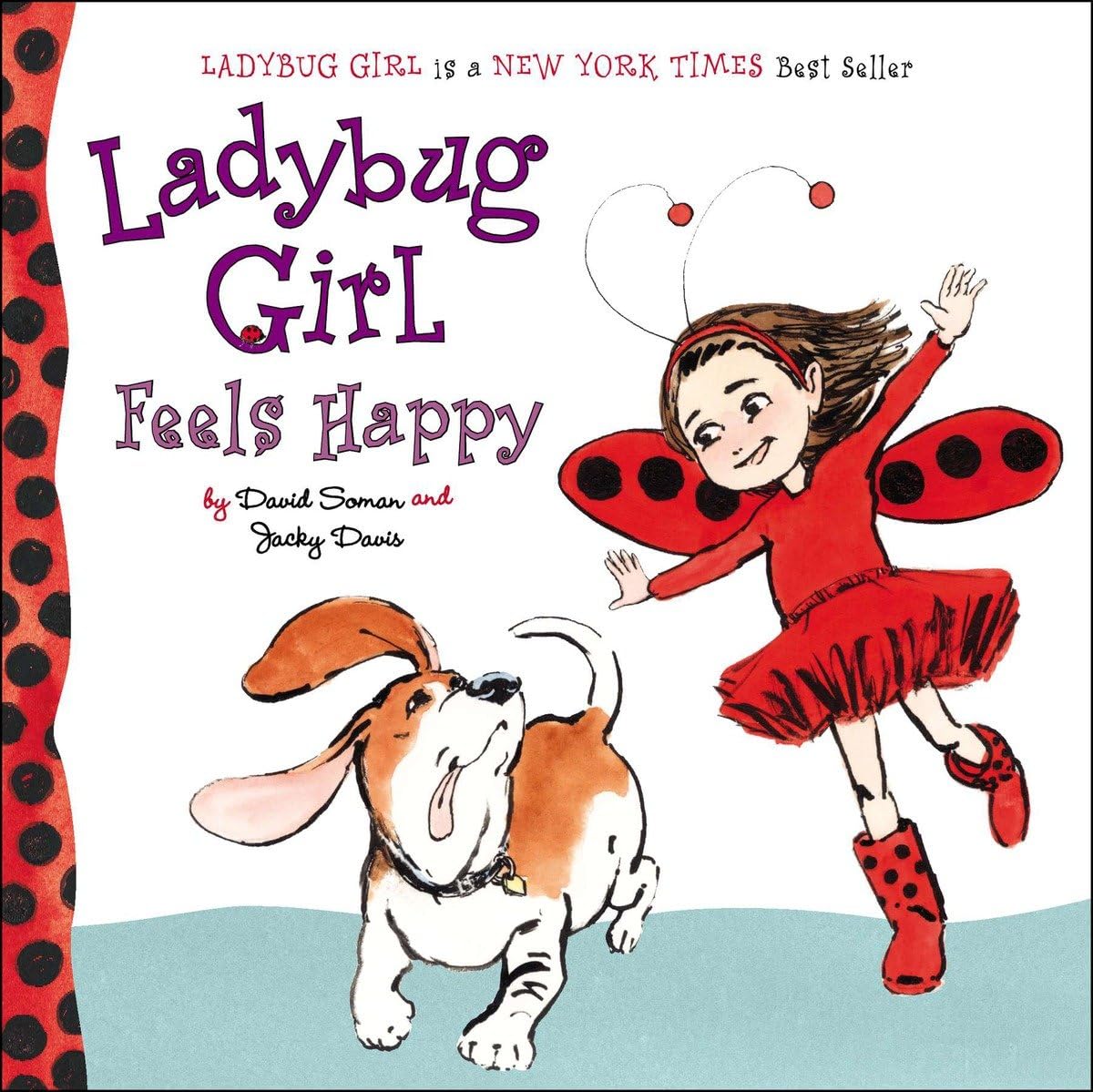 Ladybug Girl Feels Happy - 8832