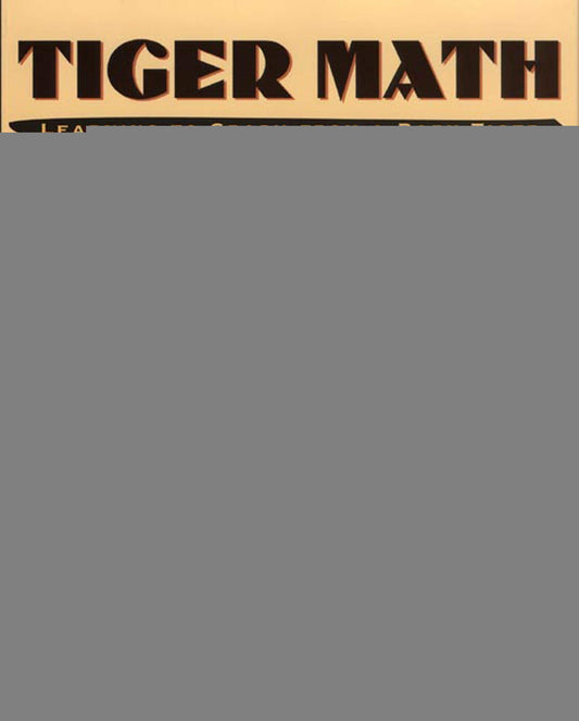 Tiger Math: Learning to Graph from a Baby Tiger - 3365