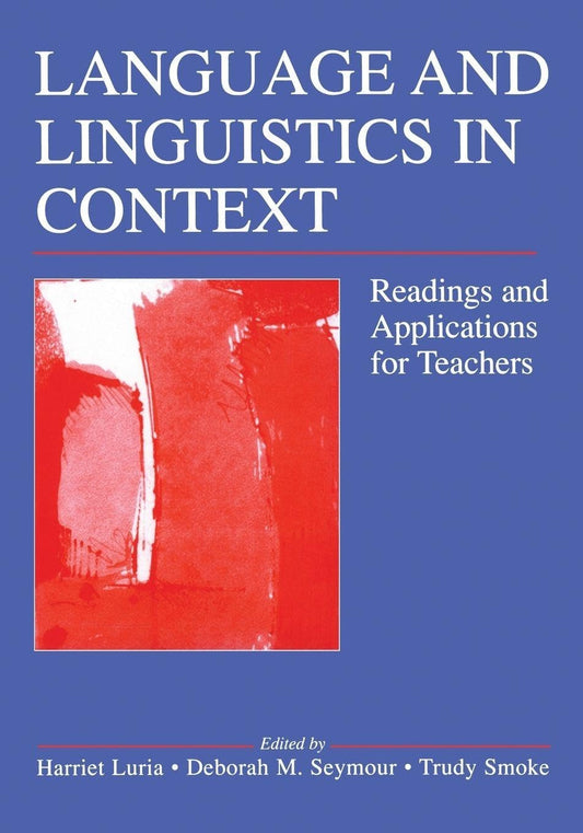 Language and Linguistics in Context