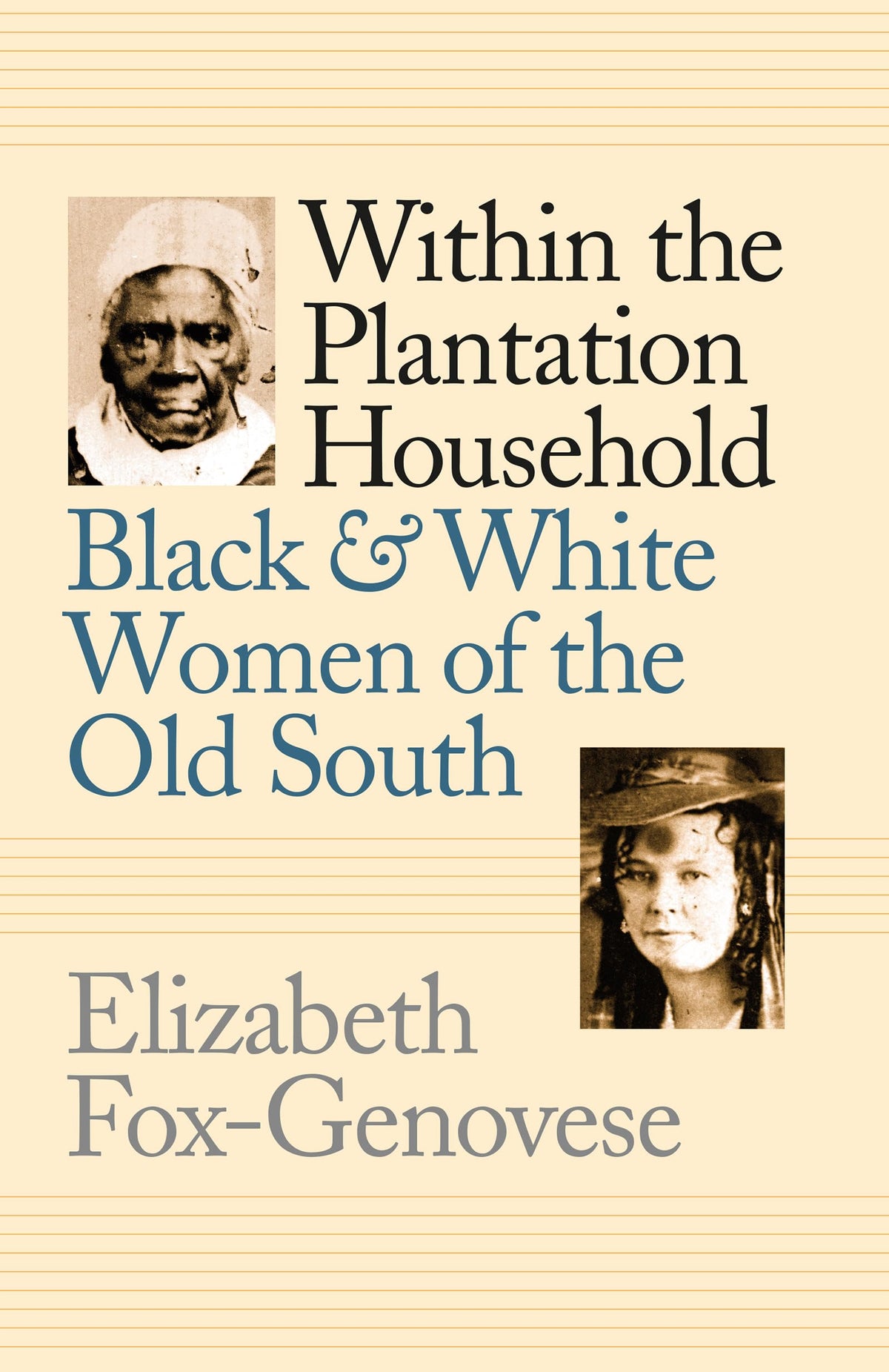 Within the Plantation Household: Black and White Women of the Old South (Gender and American Culture)