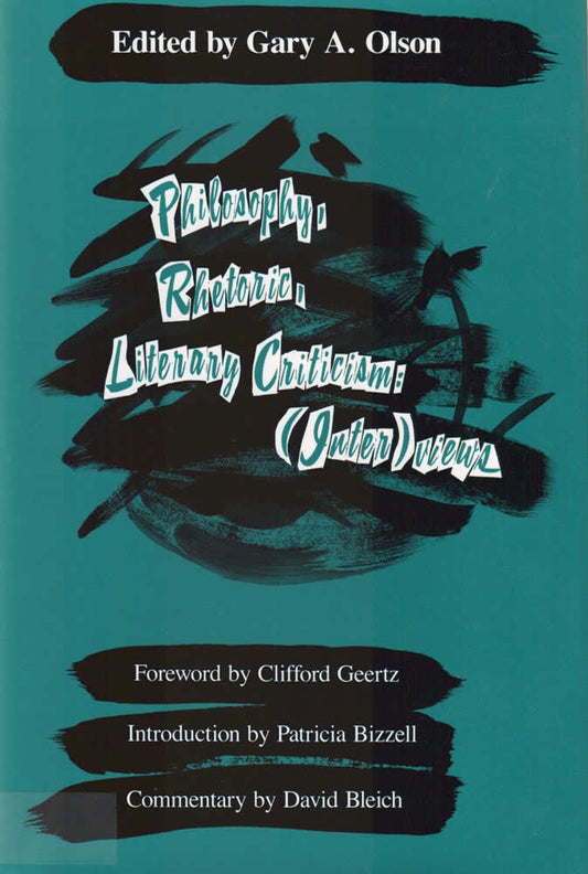 Philosophy, Rhetoric, Literary Criticism: (Inter)views - 1390