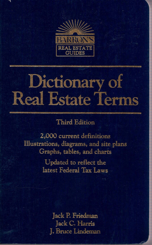 Dictionary of Real Estate Terms (Barron's Real Estate Guides)