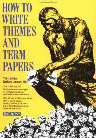 How to Write Themes and Term Papers (Barron's Educational)