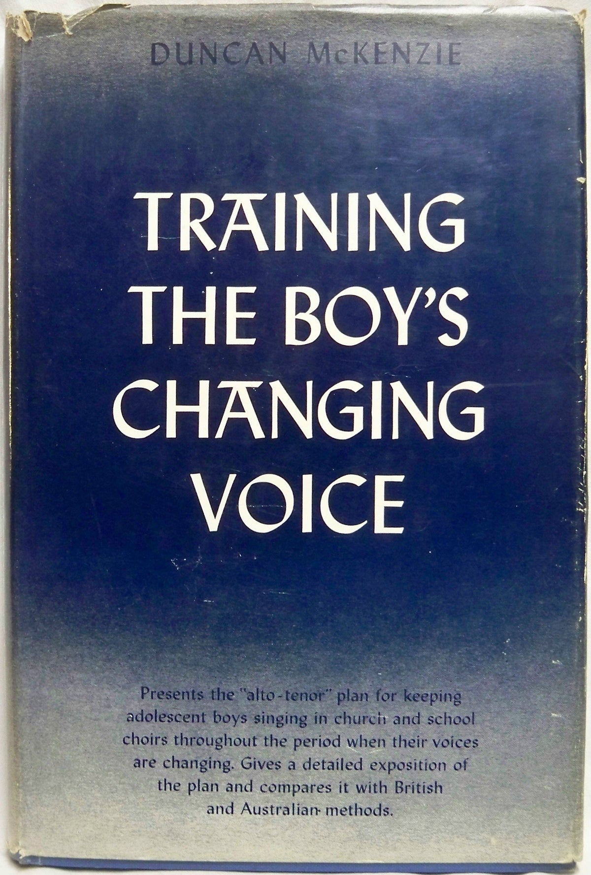 Training the Boy's Changing Voice