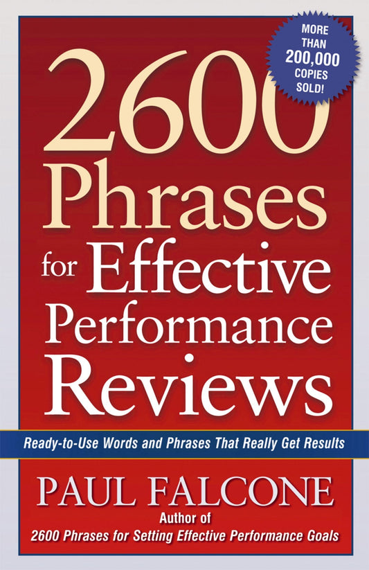 2600 PHRASES FOR EFFECTIVE PERFO - 4860