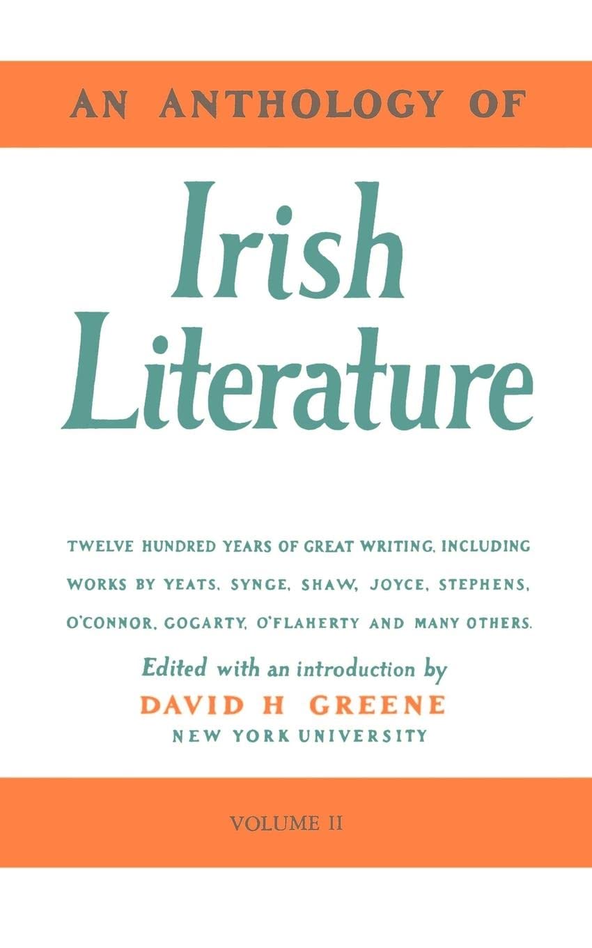 An Anthology of Irish Literature, Vol. 2 - 6553