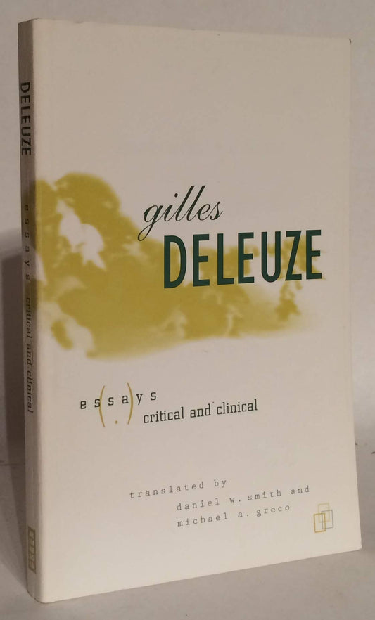 Essays Critical And Clinical - 1129