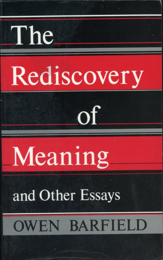 The Rediscovery of Meaning and Other Essays - 4849