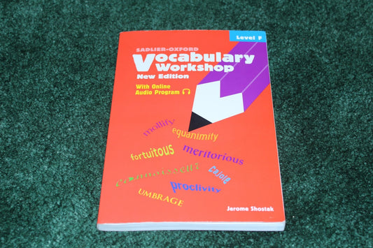 Vocabulary Workshop: Level F - 1725