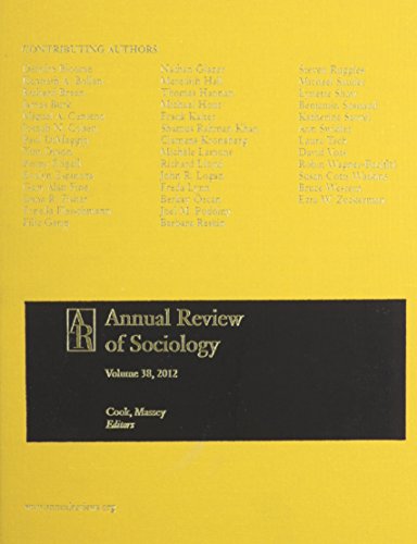 Annual Review of Sociology 2012