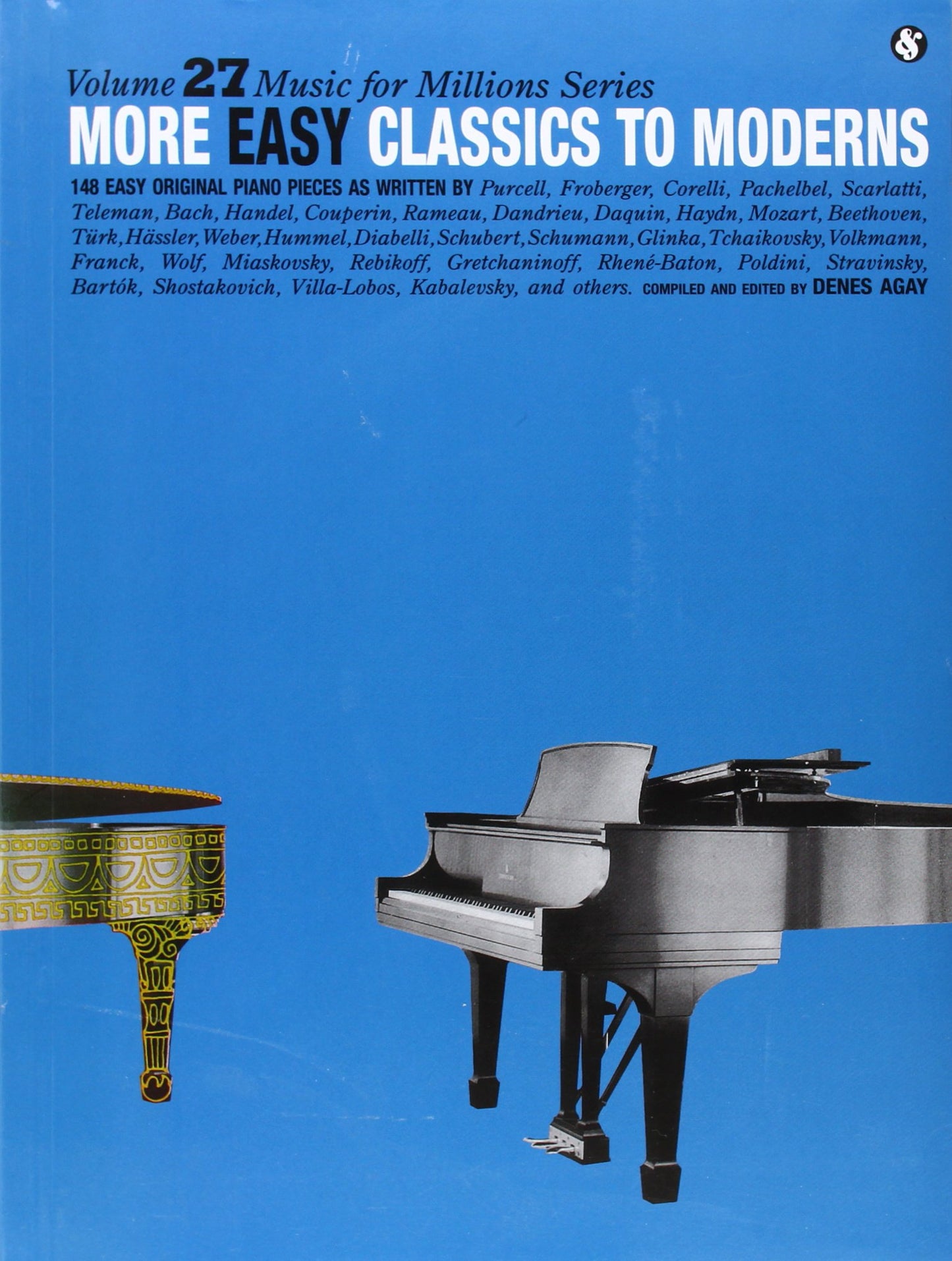 More Easy Classics to Moderns – Music for Millions Series | 148 Piano Songbook from Baroque to Modern | Beginner and Intermediate Sheet Music ... and Recital Repertoire (Music for Milions) - 9689