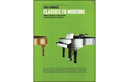 Early Advanced Classics to Moderns: Music for Millions Series (Music for Millions Series Vol 47)