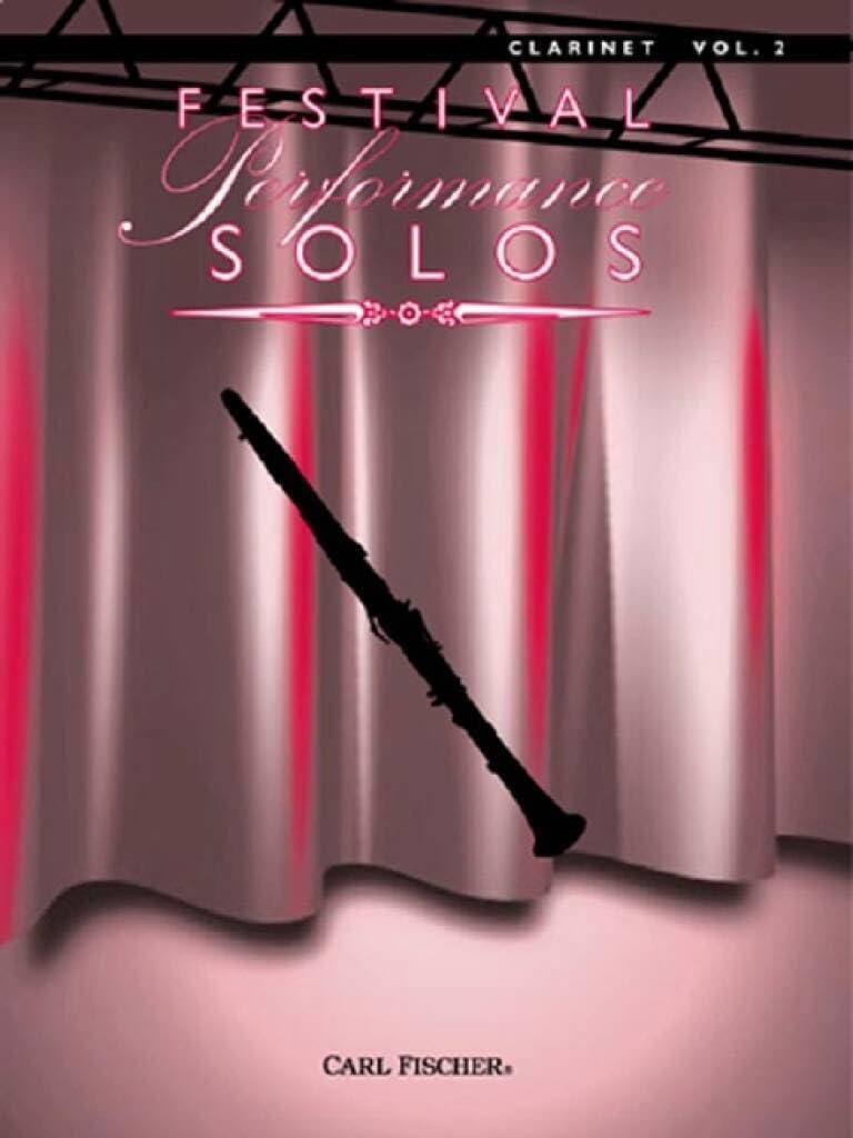 O5539 - Festival Performance Solos: Clarinet Vol. 2