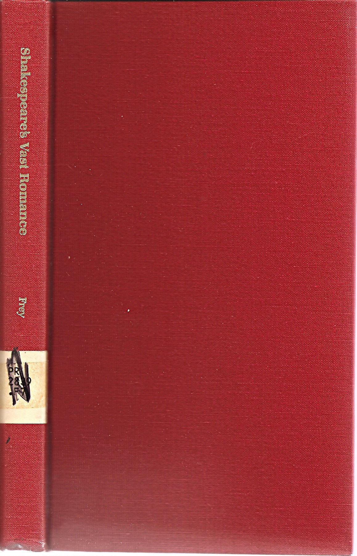 Shakespeare's Vast Romance: A Study of the Winter's Tale