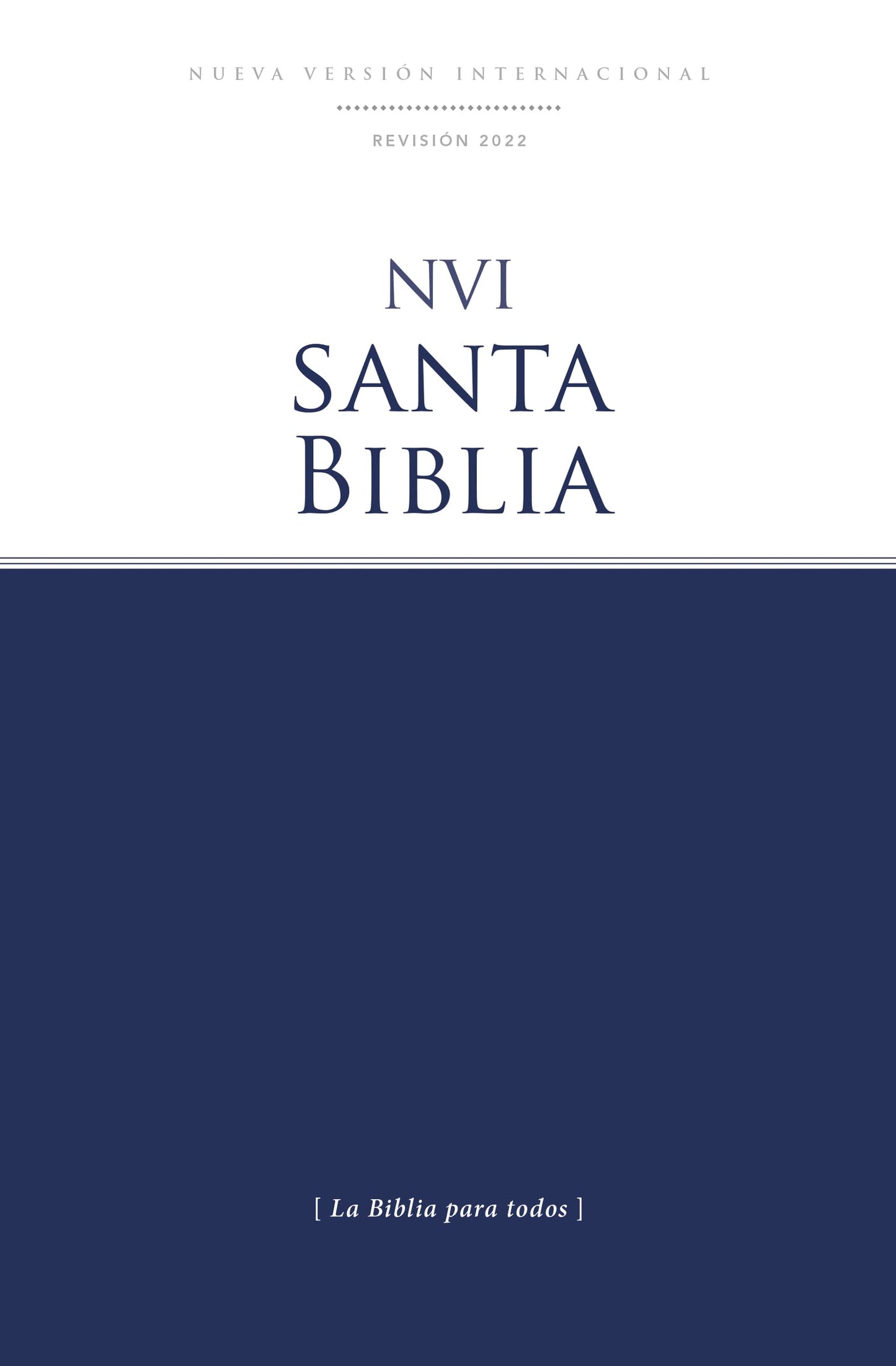 NVI, Santa Biblia, Revisión 2022, Edición económica, Tapa rústica (Spanish Edition) - 7137
