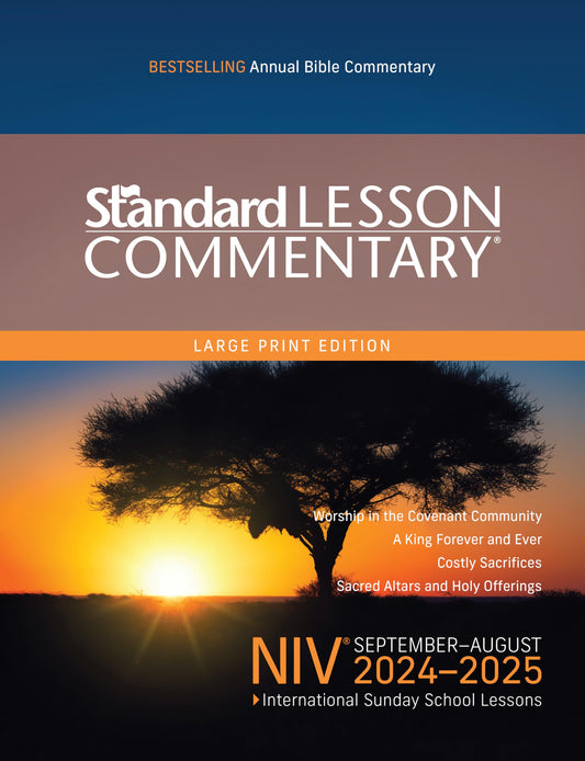 NIV® Standard Lesson Commentary® Large Print Edition 2024-2025 (Standard Lesson Comm)