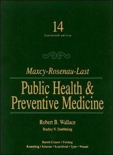 Maxcy-Rosenau-Last Public Health & Preventive Medicine