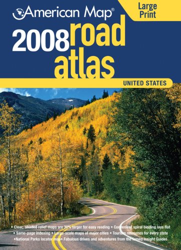 American Map 2008 United States Road Atlas (American Map Road Atlas) - 9632