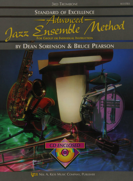 W35TB3 - Standard of Excellence Advanced Jazz Ensemble Method - 3rd Trombone (3 th Trombone)