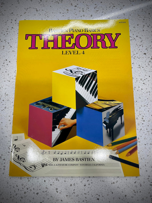 Bastien Piano Basics Theory Level 4