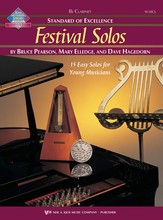 Kjos Standard of Excellence: Festival Solos, Book 1 - Clarinet - 7795