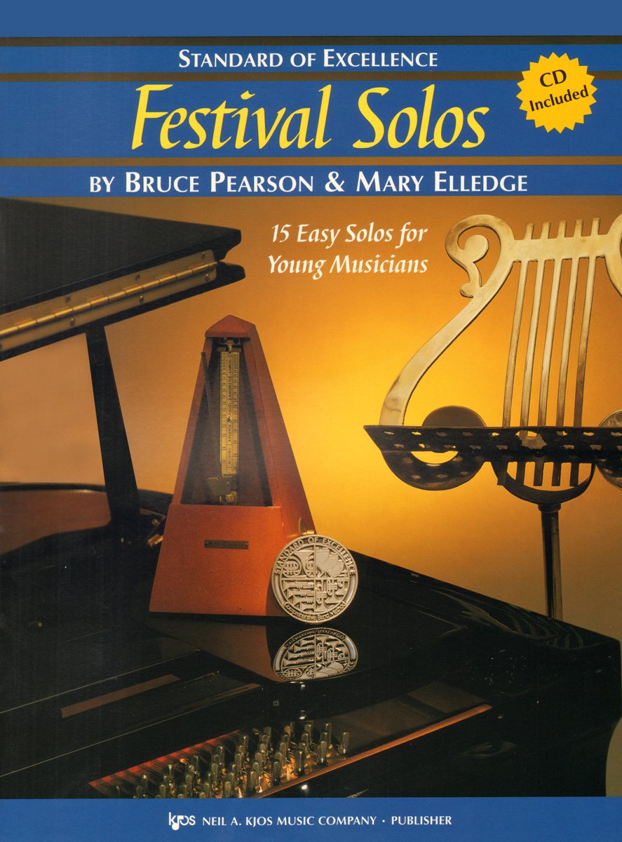 W37PR - Standard of Excellence - Festival Solos BK/CD Book 2 - Snare Drum and Mallets