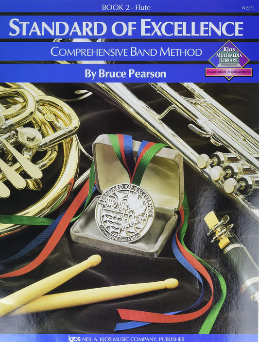 W22FL - Standard of Excellence Book 2 Book Only - Flute (Standard of Excellence - Comprehensive Band Method) - 3149