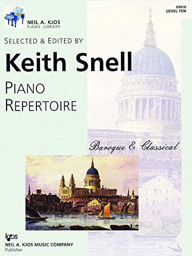 GP610 - Piano Repetoire: Baroque & Classical Level Ten - 5460