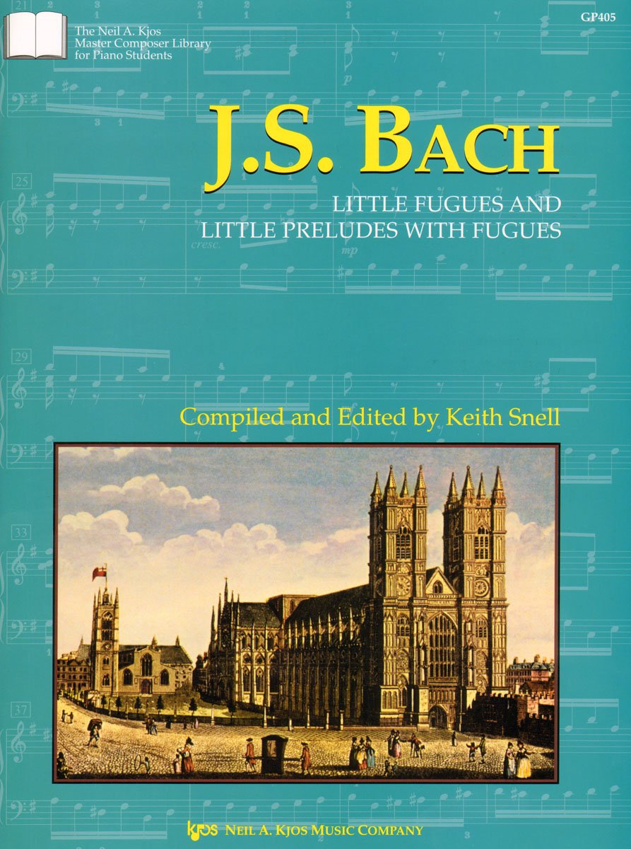 GP405 - Master Composer Library for Piano Students - J.S. Bach : Little Fugues And Little Preludes With Fugues
