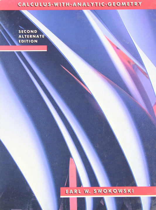 Calculus With Analytic Geometry - 2566