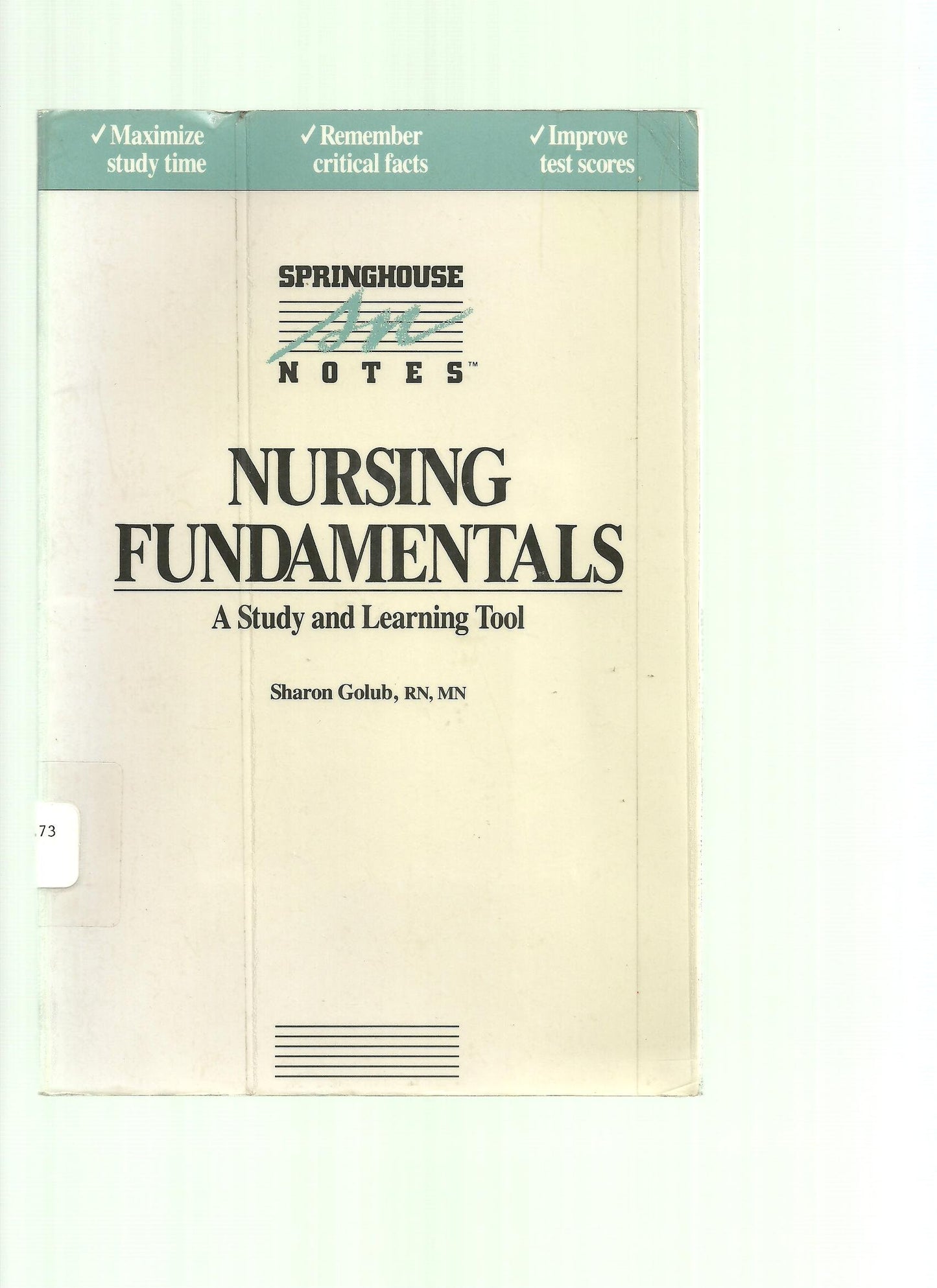 Nursing Fundamentals (Springhouse Notes) - 4954