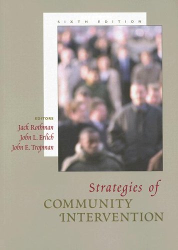 Strategies of Community Intervention: Macro Practice
