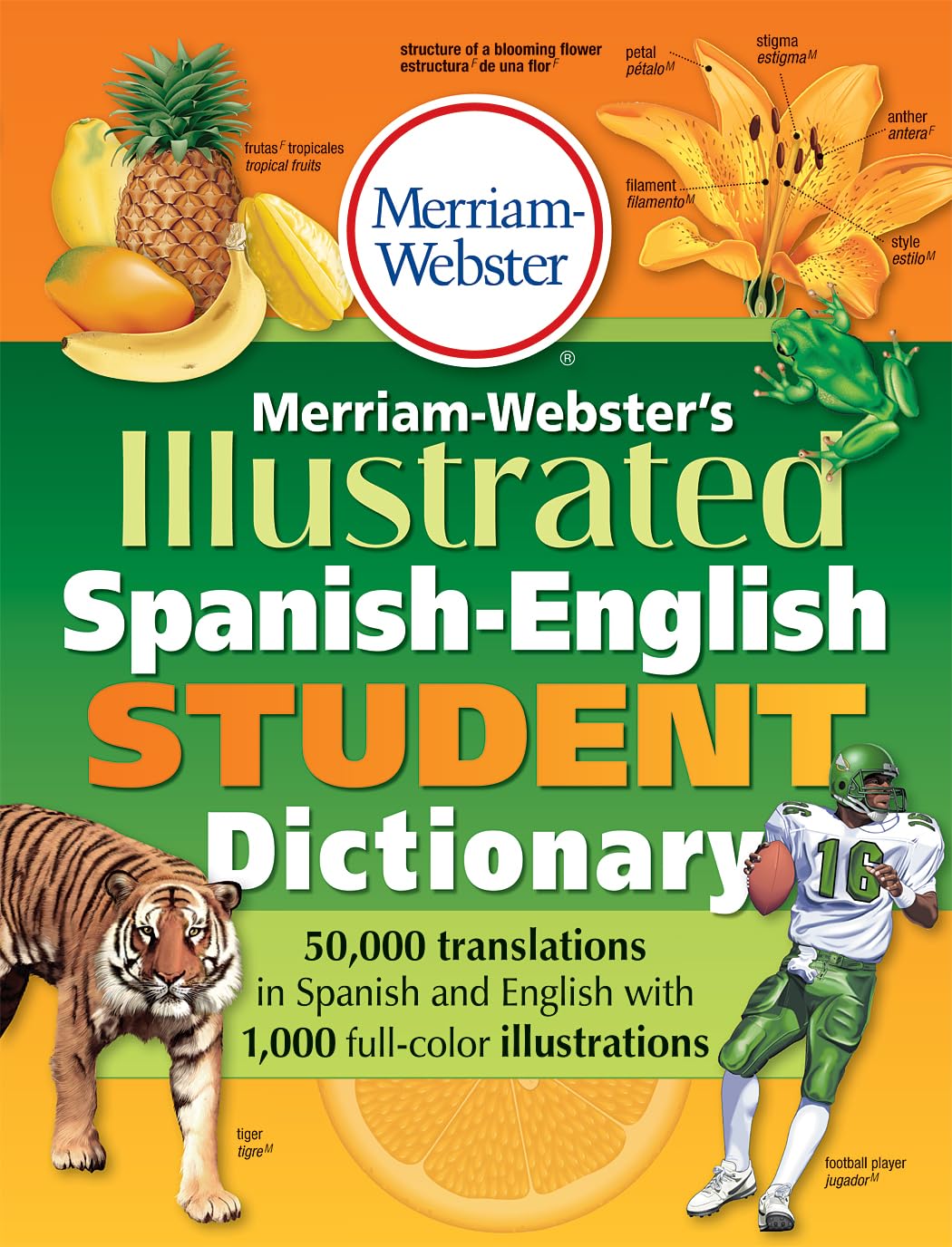 Merriam-Webster's Illustrated Spanish-English Student Dictionary, Newest Edition, (Spanish & English Edition) (English and Spanish Edition)