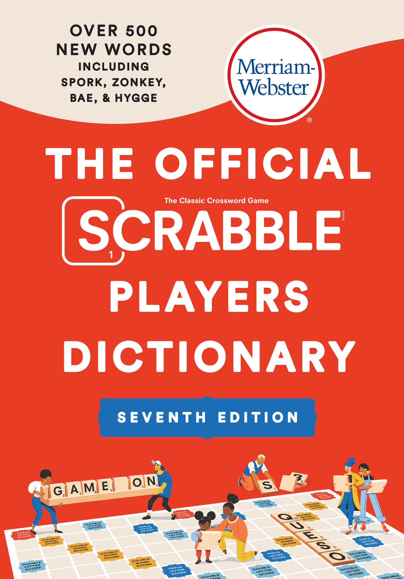 The Official SCRABBLE® Players Dictionary, Seventh Ed., Newest Edition, 2023 Copyright, (Jacketed Hardcover) - 5747