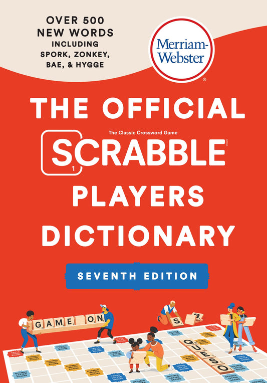 The Official SCRABBLE® Players Dictionary, Seventh Ed., Newest Edition, 2023 Copyright, (Jacketed Hardcover) - 5747
