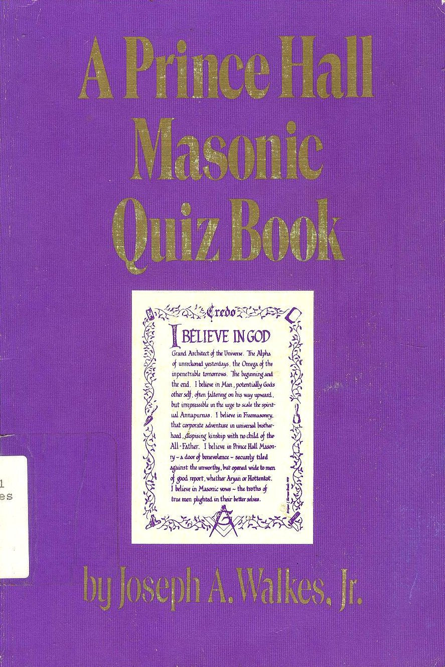 Prince Hall Masonic Quiz Book