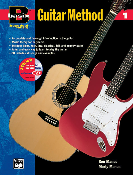 Basix Guitar Method, Bk 1: Book & Enhanced CD (Basix(R) Series, Bk 1) - 2882