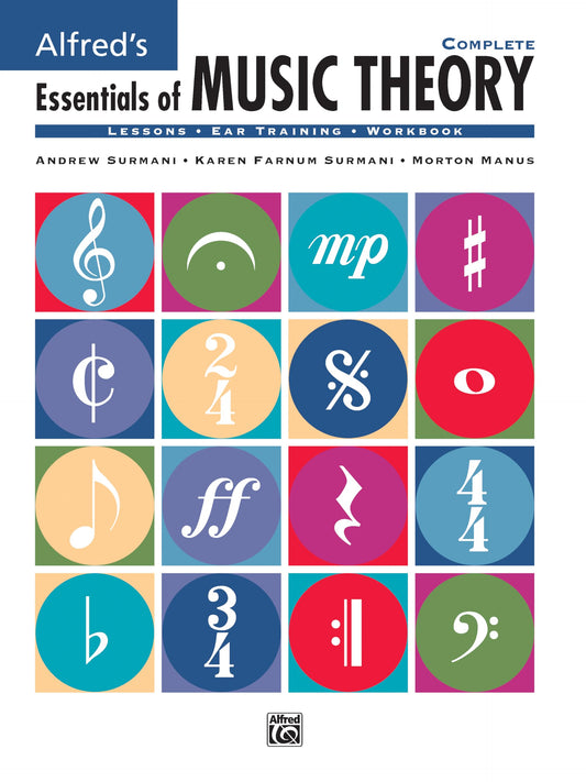 Alfred's Essentials of Music Theory, Complete (Lessons * Ear Training * Workbook)-------------- (CD's Not Included) - 7997