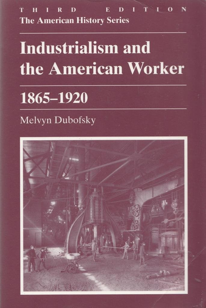 Industrialism and the American Worker, 1865 - 1920 (American History Series)