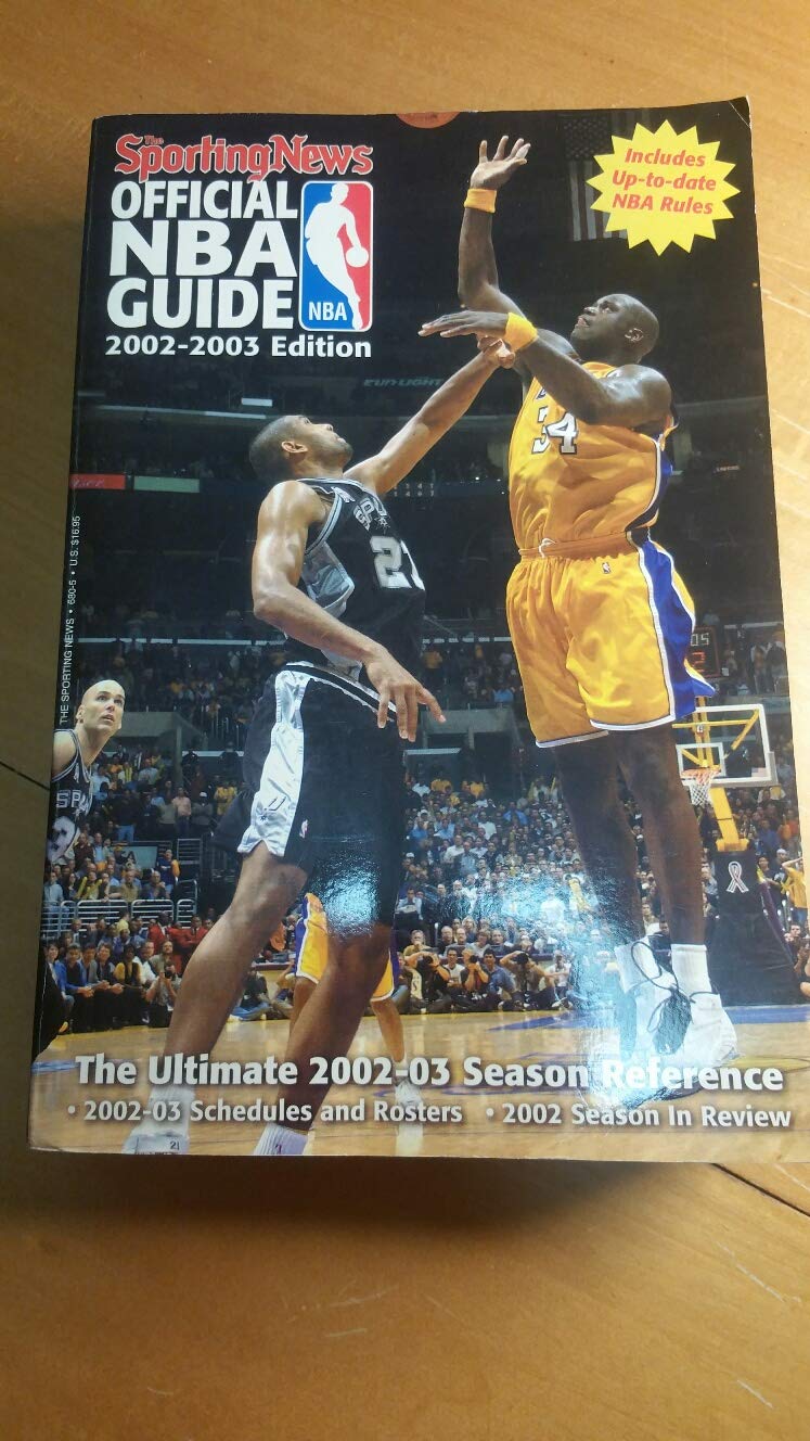 Sporting News Official NBA Guide: The Ultimate 2002-'03 Season Reference
