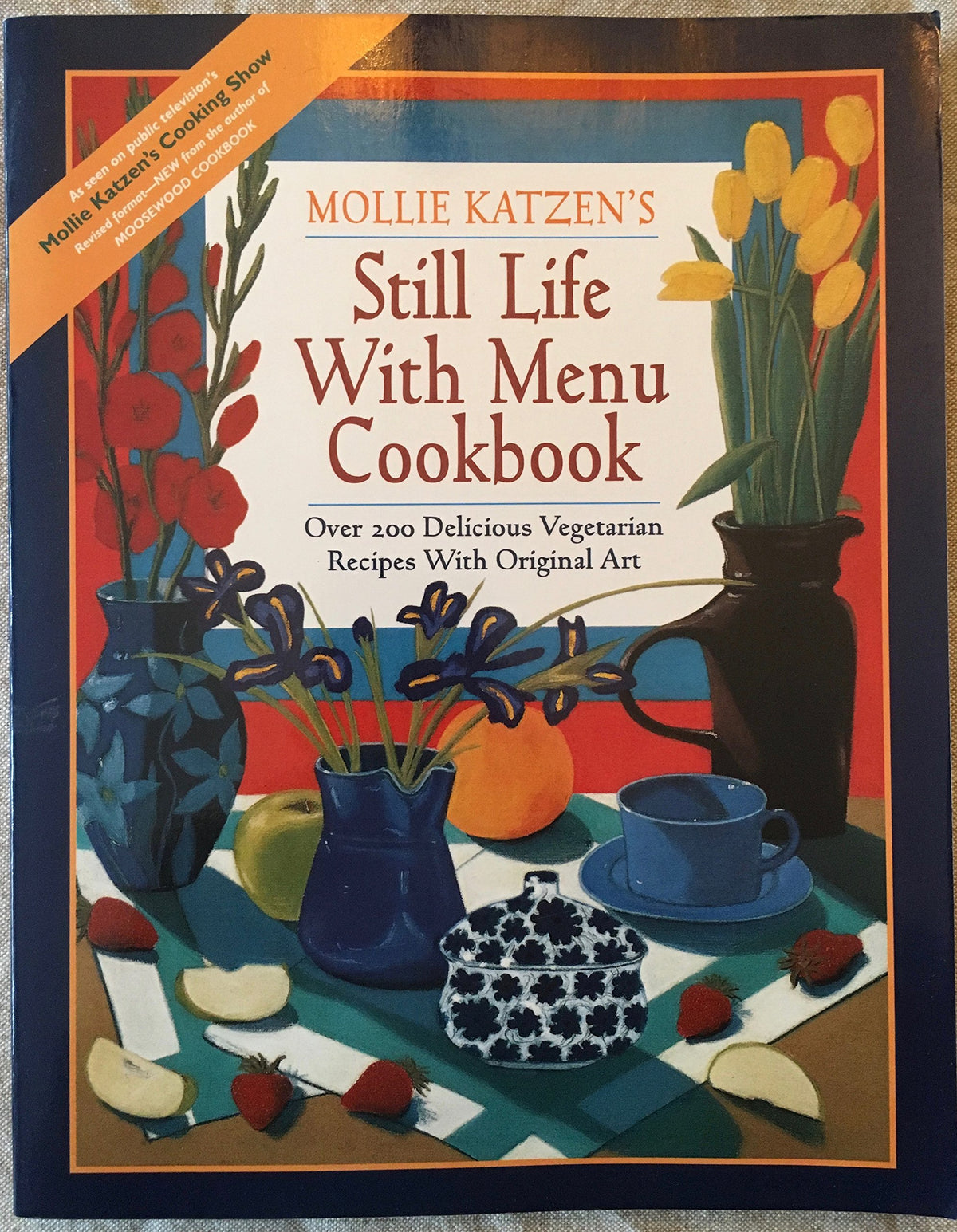 Still Life with Menu Cookbook