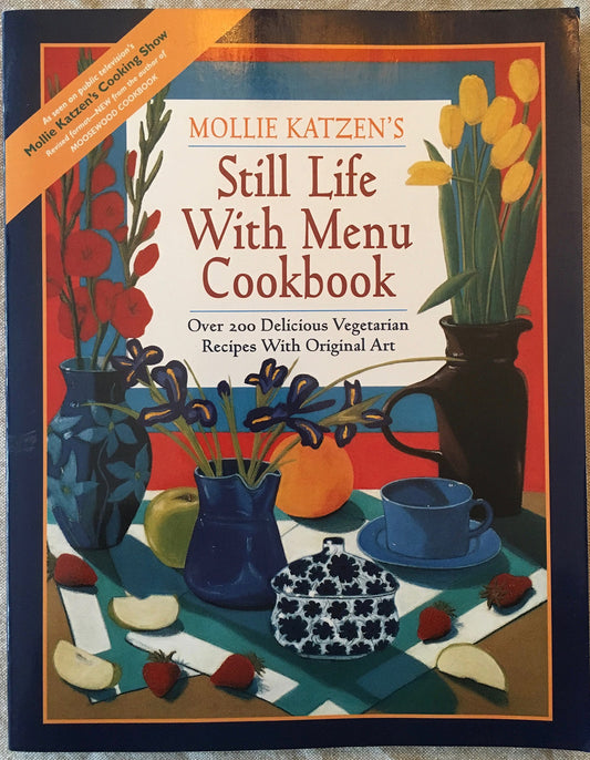 Still Life with Menu Cookbook
