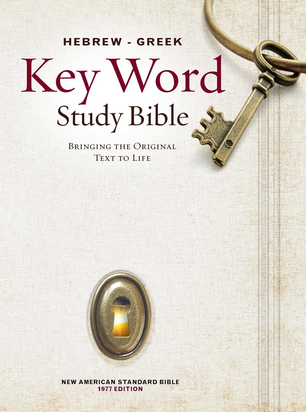 The Hebrew-Greek Key Word Study Bible: NASB-77 Edition, Hardbound