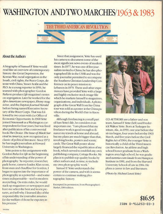 Washington and Two Marches, 1963 & 1983: The Third American Revolution
