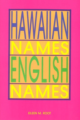 Hawaiian Names--English Names - 9422