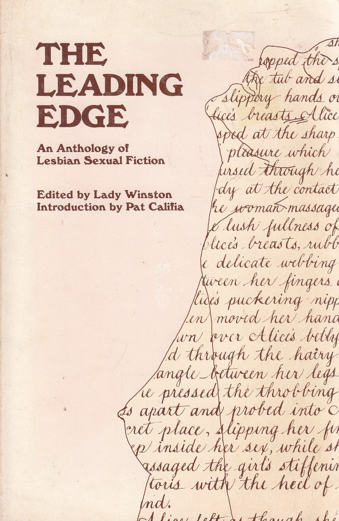 The Leading Edge: An Anthology of Lesbian Sexual Fiction (Lady Winston Series) - 8903