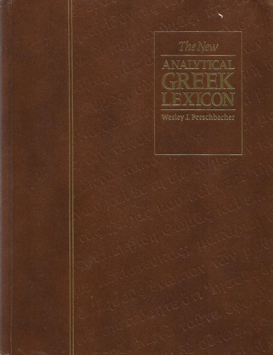 The New Analytical Greek Lexicon