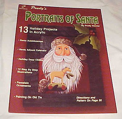 Prudy's Portraits of Santa: 13 Holiday Projects in Acrylic