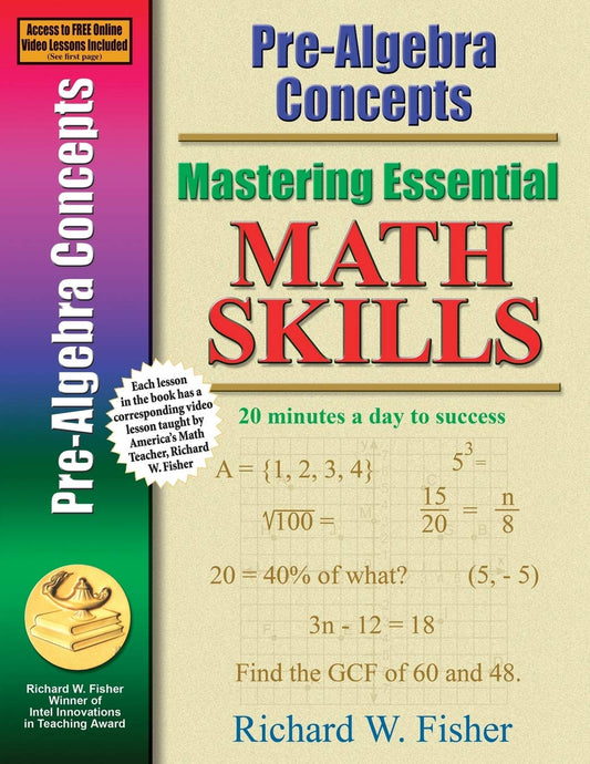 Pre-Algebra Concepts (Mastering Essential Math Skills) - 2228