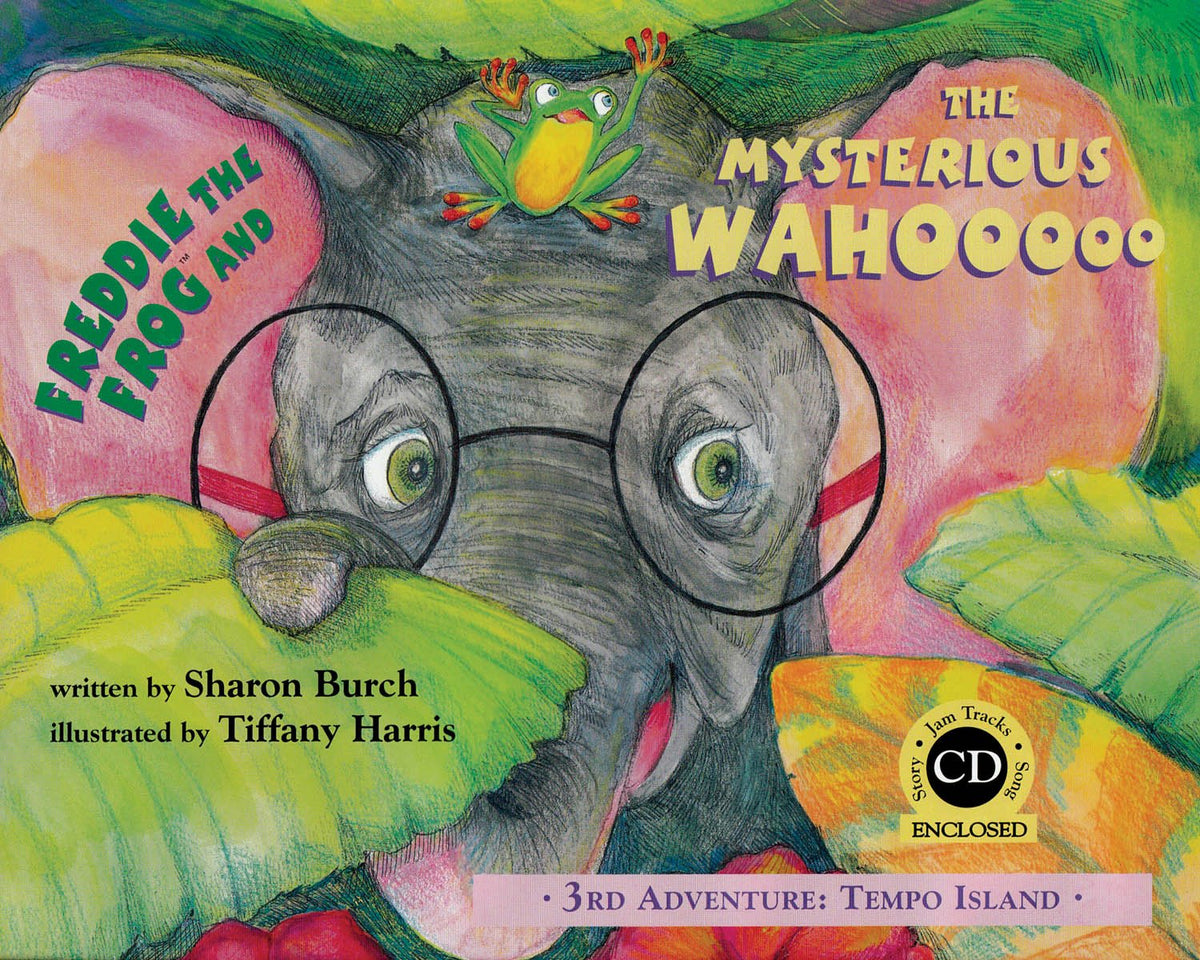 Freddie the Frog and the Mysterious Wahooooo - 3rd Adventure: Tempo Island | Sharon Burch Interactive Music Story with Audio CD for Ages 4-9 | Rhythm, Beat and Tempo Activities for Kids